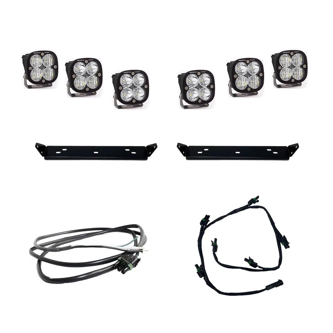 448061 – BAJA DESIGN Driving/ Fog Light, LED Bulb 4 Cree LED 3 Inch Square 26 Watt Bulbs Amp Draw 2 AMP 3150 Lumens H...